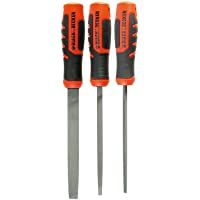 Black+Decker BDHT0-22569 - Juego de 3 limas 150mm plana- redonda y triangular